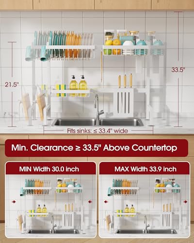 Over The Sink Dish Drying Rack