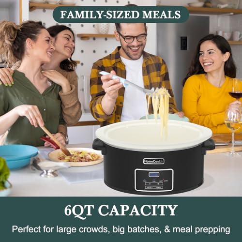 6 Quart Programmable Slow Cooker with Timer