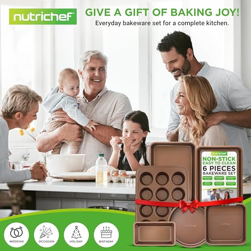 6 Piece Nonstick Bakeware Set