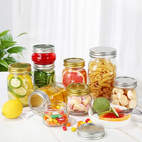 24 Pack 10 oz Glass Mason Jars (24 Count)