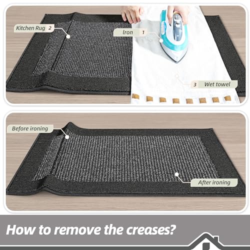 Kitchen Rugs Set of 2 (15 Sq Ft)
