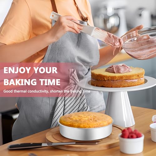 8 Inch Round Cake Pan Set of 3 (3 Count)