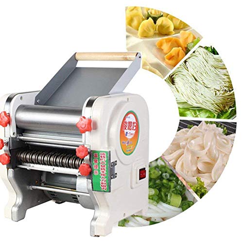Hengwei 750W 110V Stainless Steel Commercial Electric Noodle Making Pasta Maker Dough Roller Noodle Cutting Machine