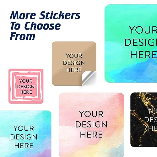 Custom Vinyl Stickers Your Image (100 Count)
