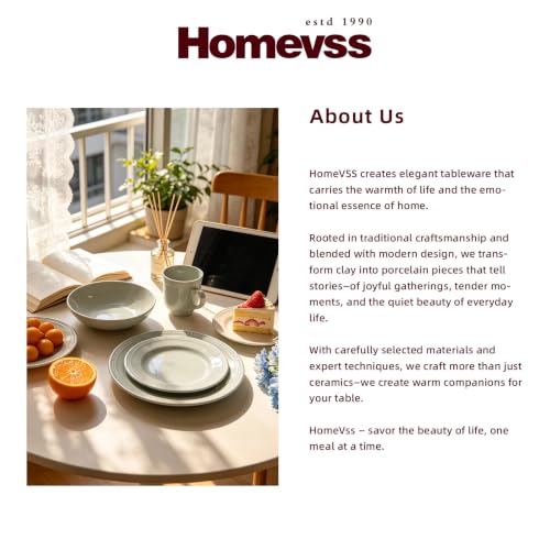 HomeVSS 16 Piece Pearl Dots Stoneware Dinnerware Set