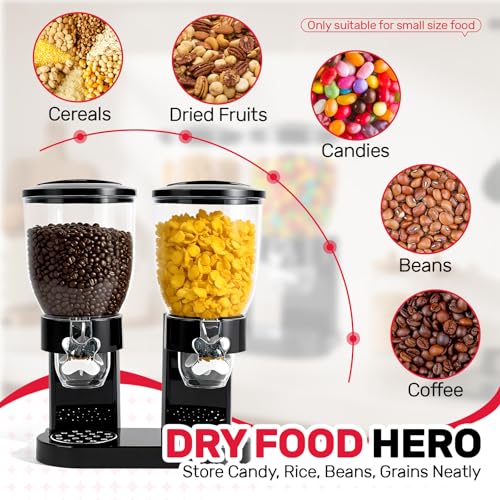 Dual Control Cereal Dispenser Countertop