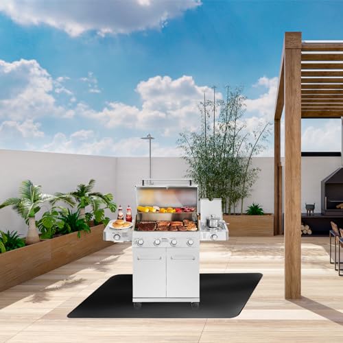 Large 65x40 inch under Grill Mats for Outdoor Grill