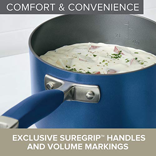 Advanced Home Hard Anodized Nonstick Sauce Pan