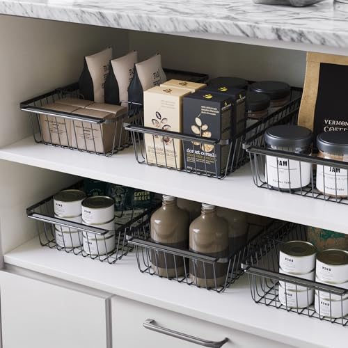 2 PACK】Wire Baskets for Organizing (2 Count)