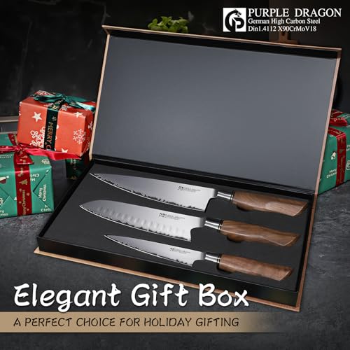 Knife Set 3Pcs Kitchen Knives Set (3 Count)