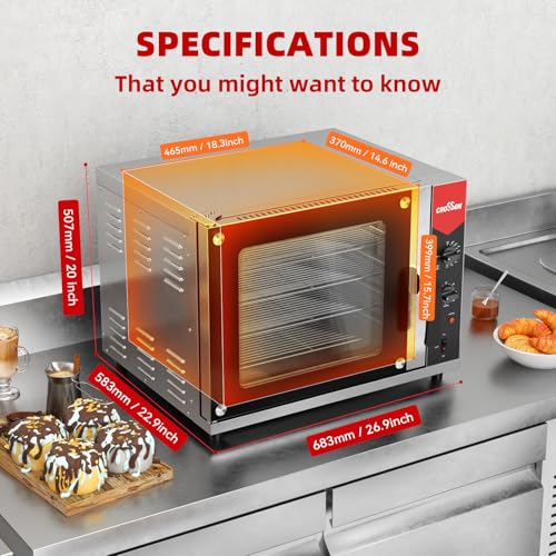 68L Half Size Convection Oven