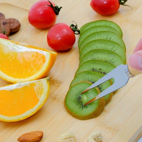 Bamboo Charcuterie Boards Cheese Board Knife Set
