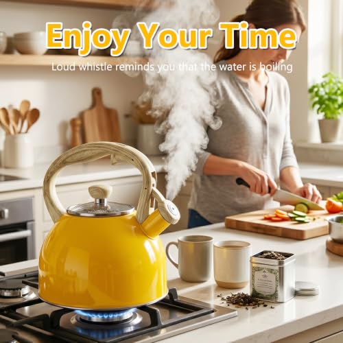Whistling Tea Kettle for Stove Top
