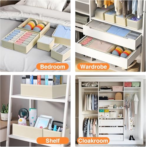Drawer Organizer Clothes 18 Pack (18 Count)