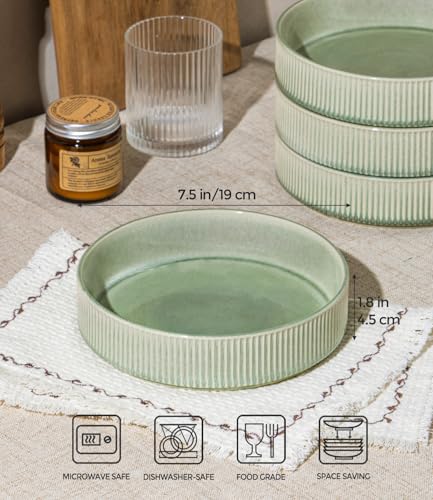 7.5 Inch Pasta Bowls Set of 4 (4 Count)