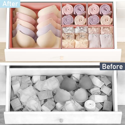 Drawer Organizer Clothes Storage (28 Count)