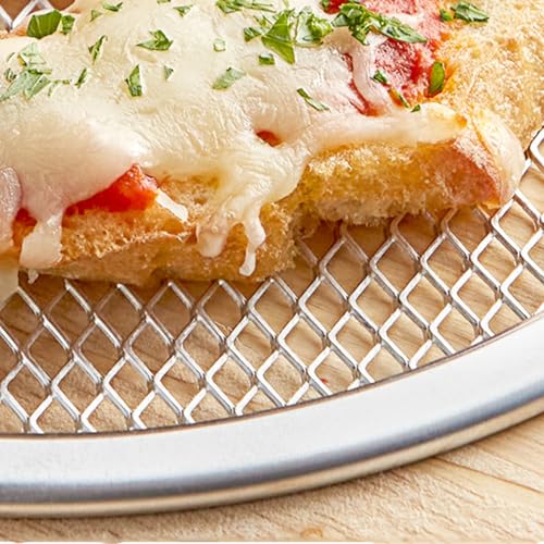 Pizza Screen 10 Inch 2 Pack Aluminum Pizza Pan Restaurant (100 Count)