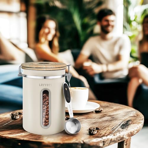 22OZ Coffee Canister Airtight Stainless Steel