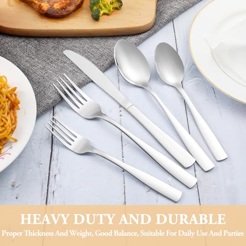 30 Piece Silverware Set Service for 6 (30 Count)