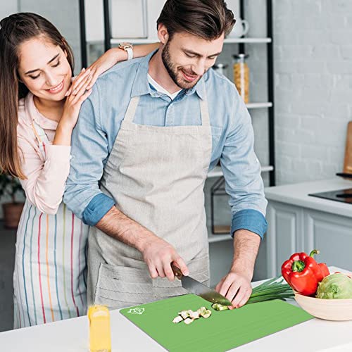 Plastic Cutting Board for Kitchen Set of 5 (5 Count)