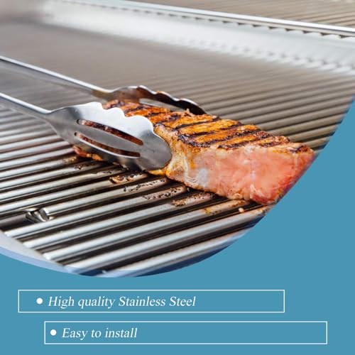S6G550 (2-Pack) 19.2” Stainless Steel Cooking Grates for Weber Summit E-440, S-440, E-450, S-450, E-460, S-460, E-470, S-470 and Charmglow 720-0304 (2 Count)