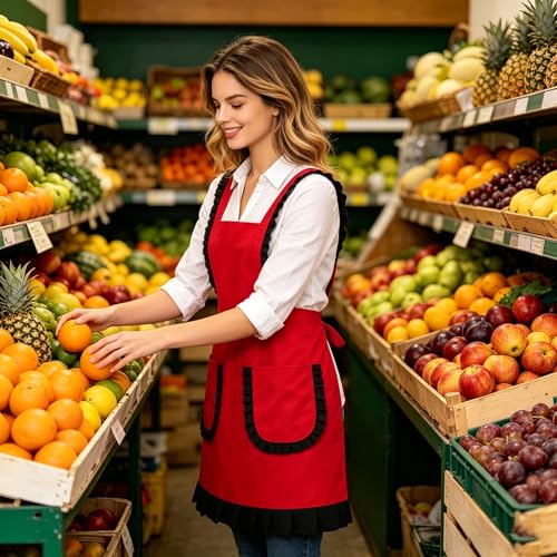 Personalized Custom Aprons Custom Adjustable Kitchen Cooking Aprons Hair Stylist Cafe Work Aprons For Men And Women