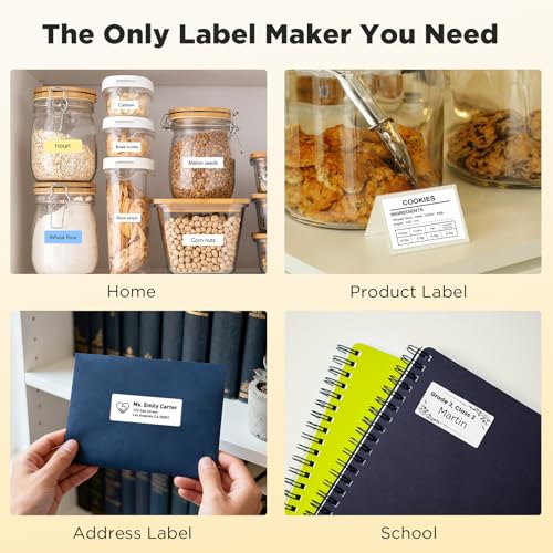 T50M Pro Bluetooth Label Maker Machine with Tape