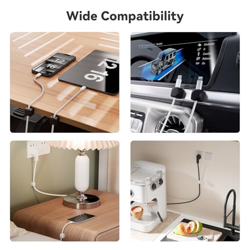 Rotatable Cord Organizer (8 Count)