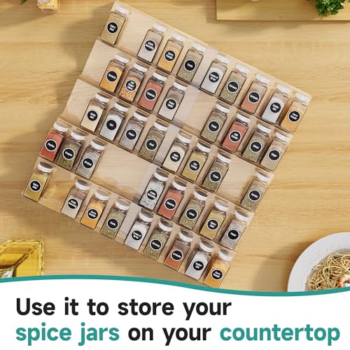 Acrylic Spice Drawer Organizer (10 Count)