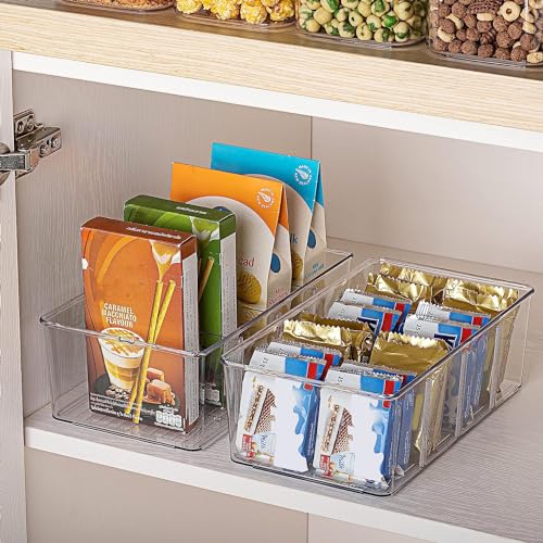 8 Pack Food Storage Organizer Bins (8 Count)