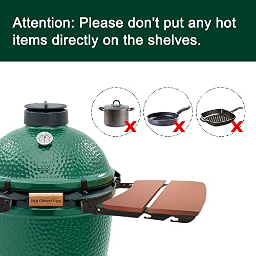 Side Shelves Big Green Egg Accessories