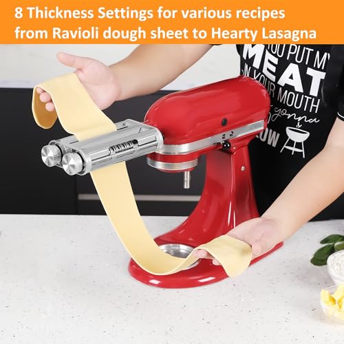 Pasta Maker Attachment for KitchenAid Stand Mixers
