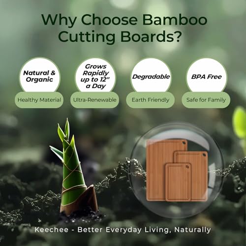 Bamboo Cutting Board (3 Count)