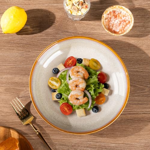 9.0" Ceramic Pasta Bowls Set of 4 (4 Count)