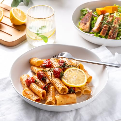 9.75'' Large Ceramic Pasta Bowls (6 Count)