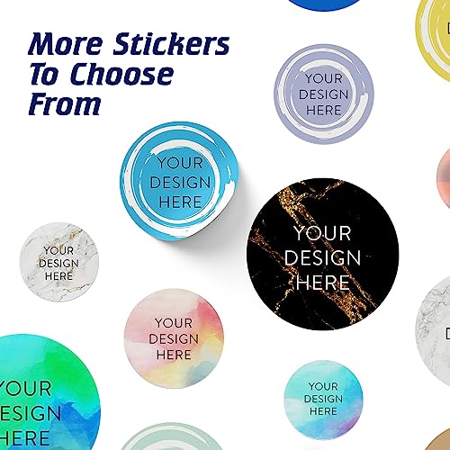 Custom Vinyl Stickers Your Image (100 Count)
