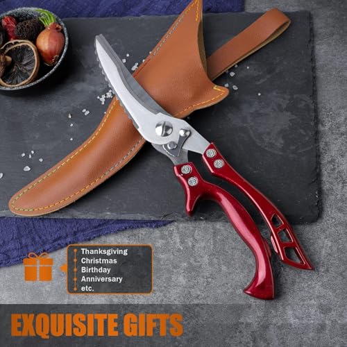 Poultry Shears Red