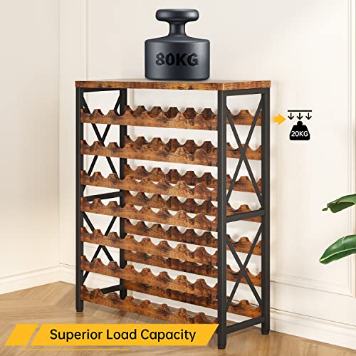56 Bottle Wine Rack Freestanding Floor
