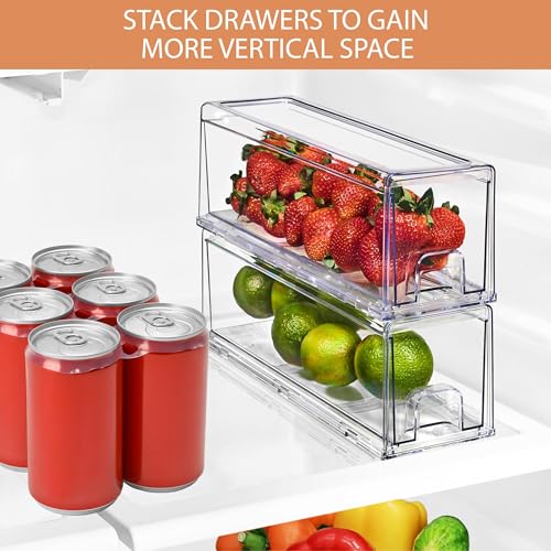 Small Clear Storage Drawers (6 Count)