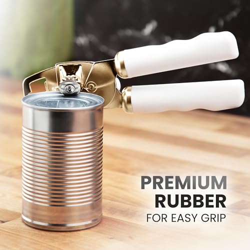 Heavy Duty Stainless Steel Can Opener Manual with Bottle Opener
