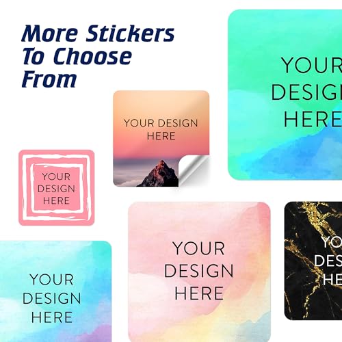 100 Custom Vinyl Stickers (100 Count)