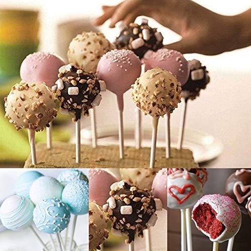 20 Cavity Silicone Cake Pop Mold Lollipop Baking Tray with Sticks