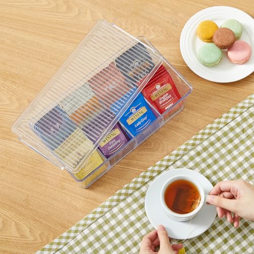 4 Pack 32 Compartment Tea Organizer (4 Count)