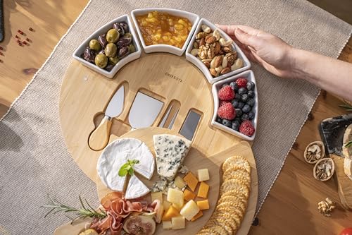 Charcuterie Board Set and Cheese Serving Platter