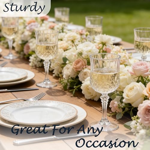 12Pack Plastic Wine Glasses (12 Count)