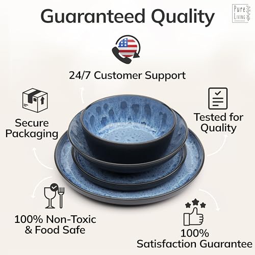 32 Piece Stoneware Dinnerware Set for 8 (32 Count)