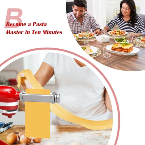 Pasta Roller Attachment for KitchenAid Stand Mixer