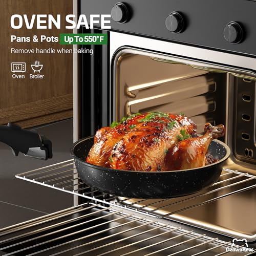 23 Pcs Pots and Pans Set Non Stick