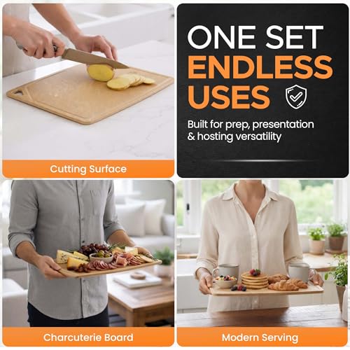 Composite Wood Cutting Board Set of 3 (3 Count)