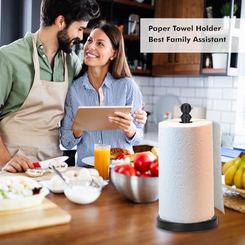 Black Paper Towel Holder Countertop